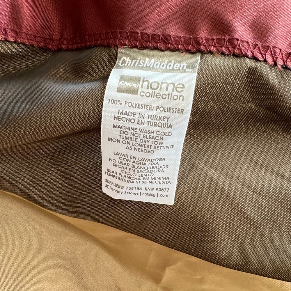 Chris Madden  L:84”, W: 52” JCPenny Home Collection Curtain. QTY:6 - Picture 9 of 10